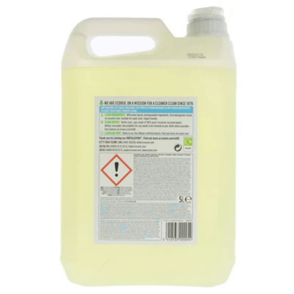 image 1 of Ecover Washing Up Liquid - 5L Cleaner