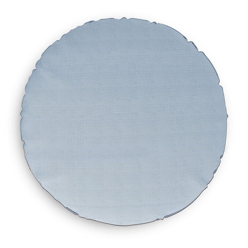 image 1 of Covers&All Round Pillow Cover, Weather & UV Resistant, with Zippers, Round 36in D x 36in W, Sky Blue