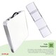 image 9 of Oypla 8ft Folding Outdoor Camping Kitchen Extending Work Top Table White