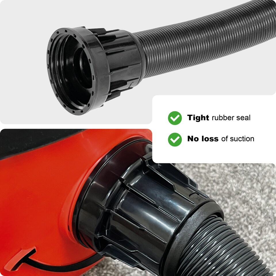 image 1 of SPARES2GO 6m Hose compatible with Numatic Henry Hetty etc Vacuum Cleaners