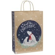 Eco Nat Artic Explorer Large Christmas Gift Bag