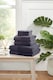 image 2 of Eden Weave Cotton Towels Luxury Soft Quick Dry Absorbent | Grey | Bath towel | 1