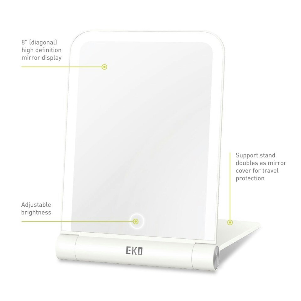 image 1 of iMira LED Travel Mirror White