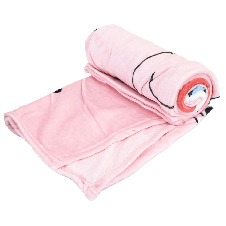 image 1 of Peppa Pig Fleece Blanket - Pink - One Size Pink
