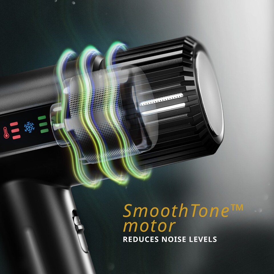 image 1 of Wahl Vanquish Hair Dryer 1600W Corded 3 Heat Settings with Cool-Shot Black ZY166