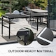 image 4 of SPORTNOW 5ft Mini Table Tennis Table, Folding Ping Pong Table