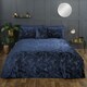 image 2 of Paloma Floral Cotton Duvet Cover Set with Pillowcase Blue | Super King