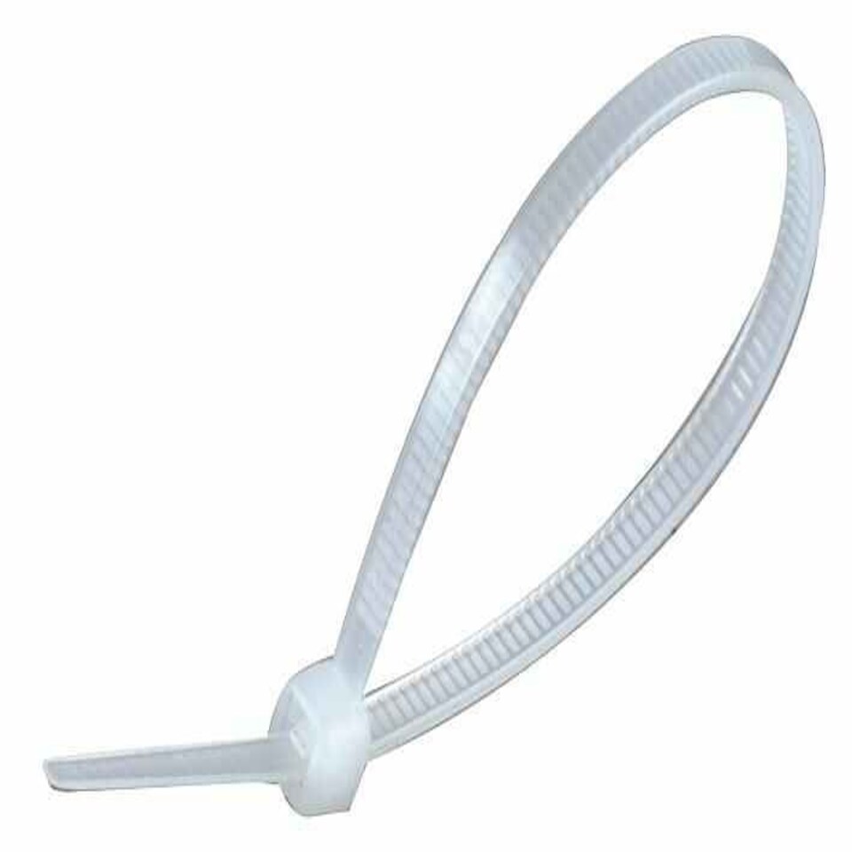 CONCORDIA TECHNOLOGIES - Nylon Cable Ties 380mm x 7.6mm Natural 100 Pack