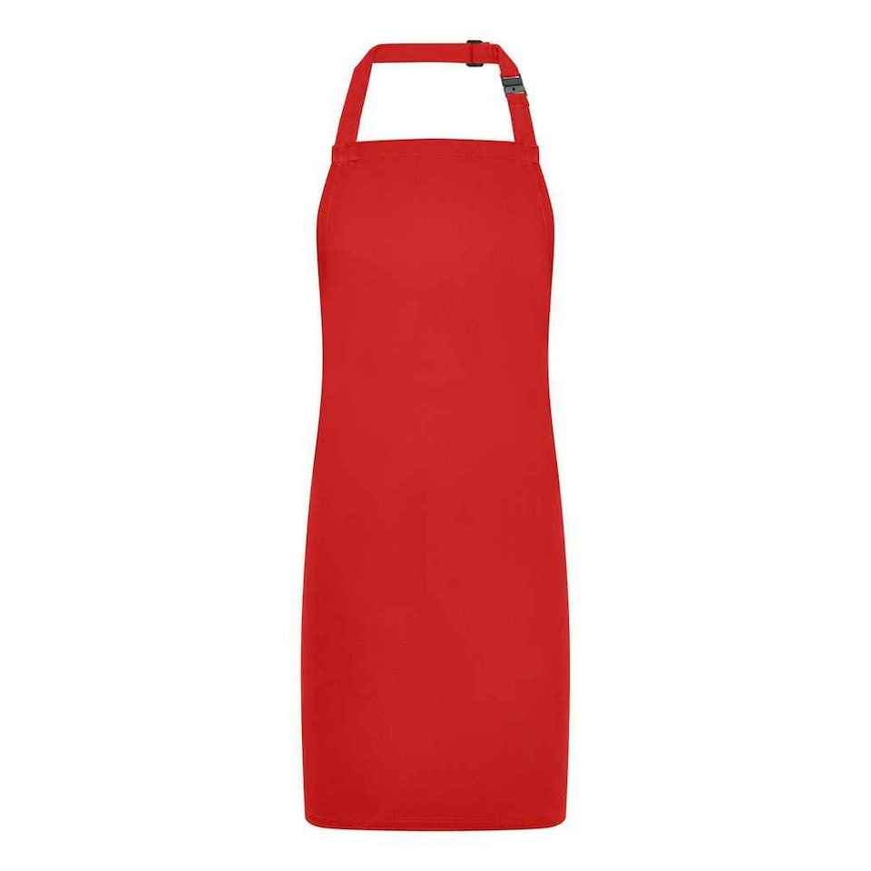 image 1 of Brand Lab Childrens/Kids Bibbed Full Apron - Red - 3-6 Years