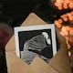 image 3 of Samuel J De Mesquita Art Card Stylised White Necked Crane