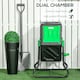 image 6 of Outsunny 65L Garden Compost Bin, Barrel Rotating Composter with Steel Legs