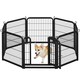 image 1 of Yaheetech 8-Panel Metal Dog Playpen, 60 × 60 cm Black