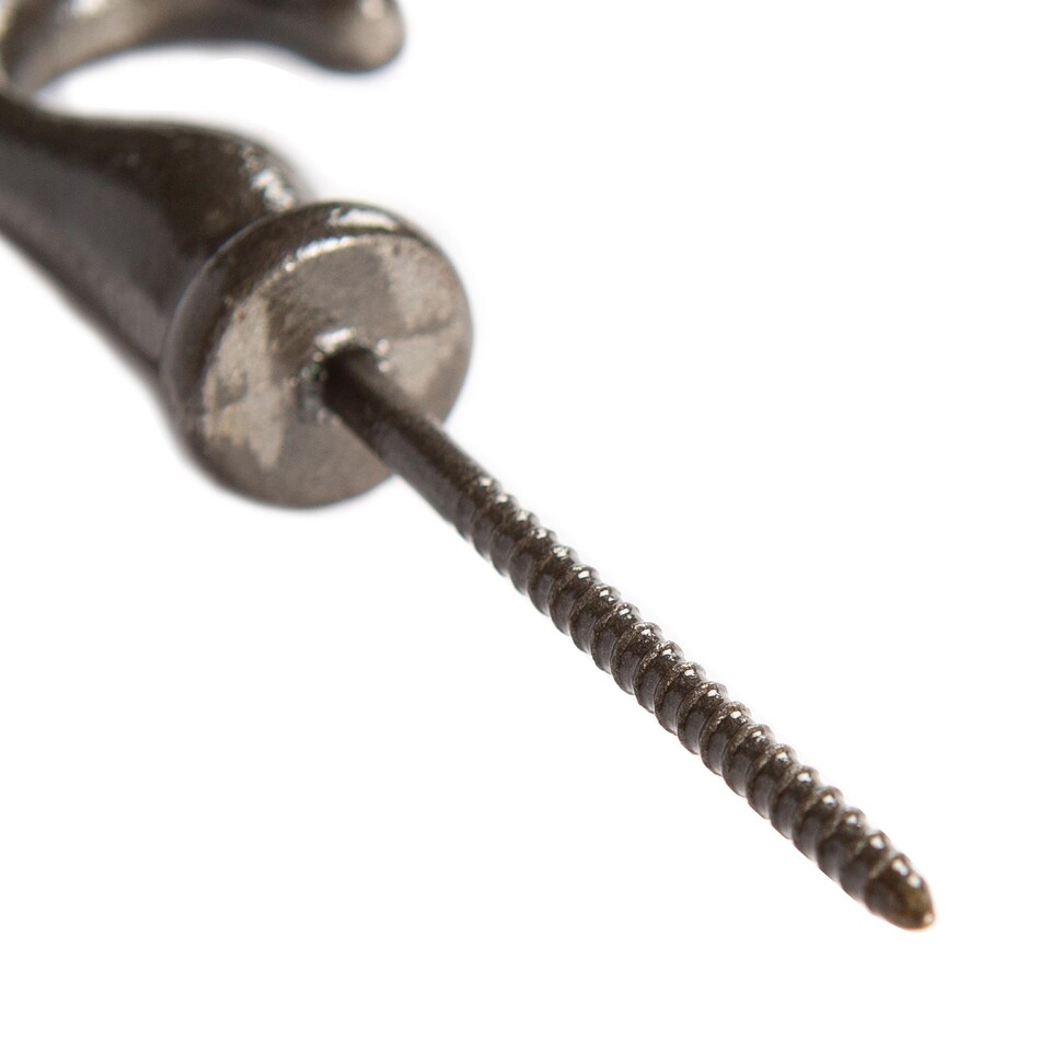 image 1 of Hammer & Tongs Screw Hook - W20mm x H35mm - Raw