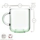 image 3 of Pasabahce Aware Iconic Recycled Glass Mugs - 245ml - Green - Pack of 4