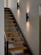 image 6 of Nordlux Vico Indoor Wall Light Black Aluminium Sensor GU10 Ribbed - Plug In or Mains Powered , IP20 | Black | Black
