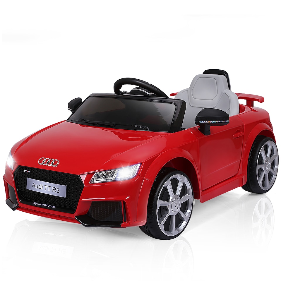 image 1 of COSTWAY 12V Children's car Licensed Audi TTRS Red
