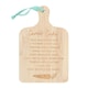 image 1 of Something Different Carrot Cake Recipe Bamboo Cutting Board - Natural - One Size Cream