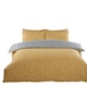 image 5 of Helston Reversible Duvet Cover Set with Pillowcase Bedding Green | King