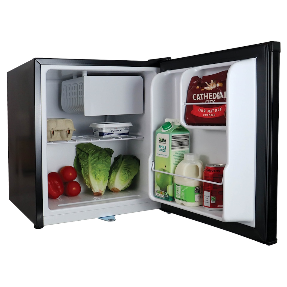 image 1 of Igenix IG3711BL Counter Top Fridge with Lock, 47 Litre, Black