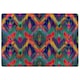 image 1 of Abstract Ethnic Ikat Pattern Rug | Multi