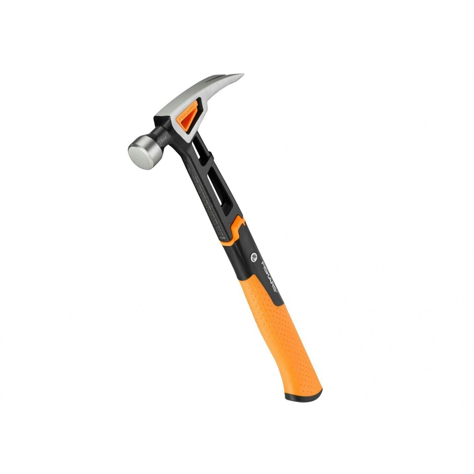 image 1 of Fiskars Isocore Finishing Hammer 450g (16oz) - Multi Colour - One Size