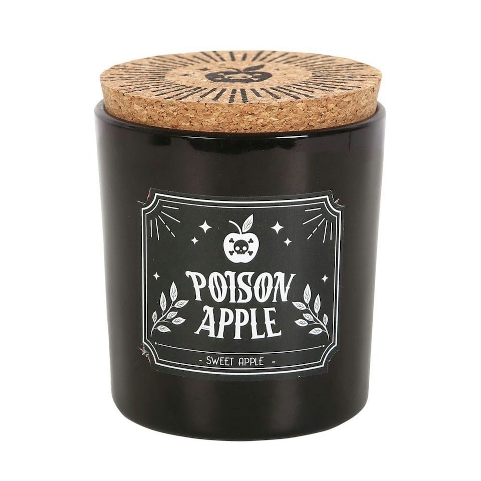 image 1 of Something Different Poison Apple Sweet Apple Scented Candle - White - One Size