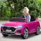 image 2 of AIYAPLAY Audi Q8 e-tron Sportback Licensed Kids Electric Car w/ Remote - Pink