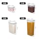 image 4 of Living and Home 8Pcs Food Storage Containers Box with Lids | Clear