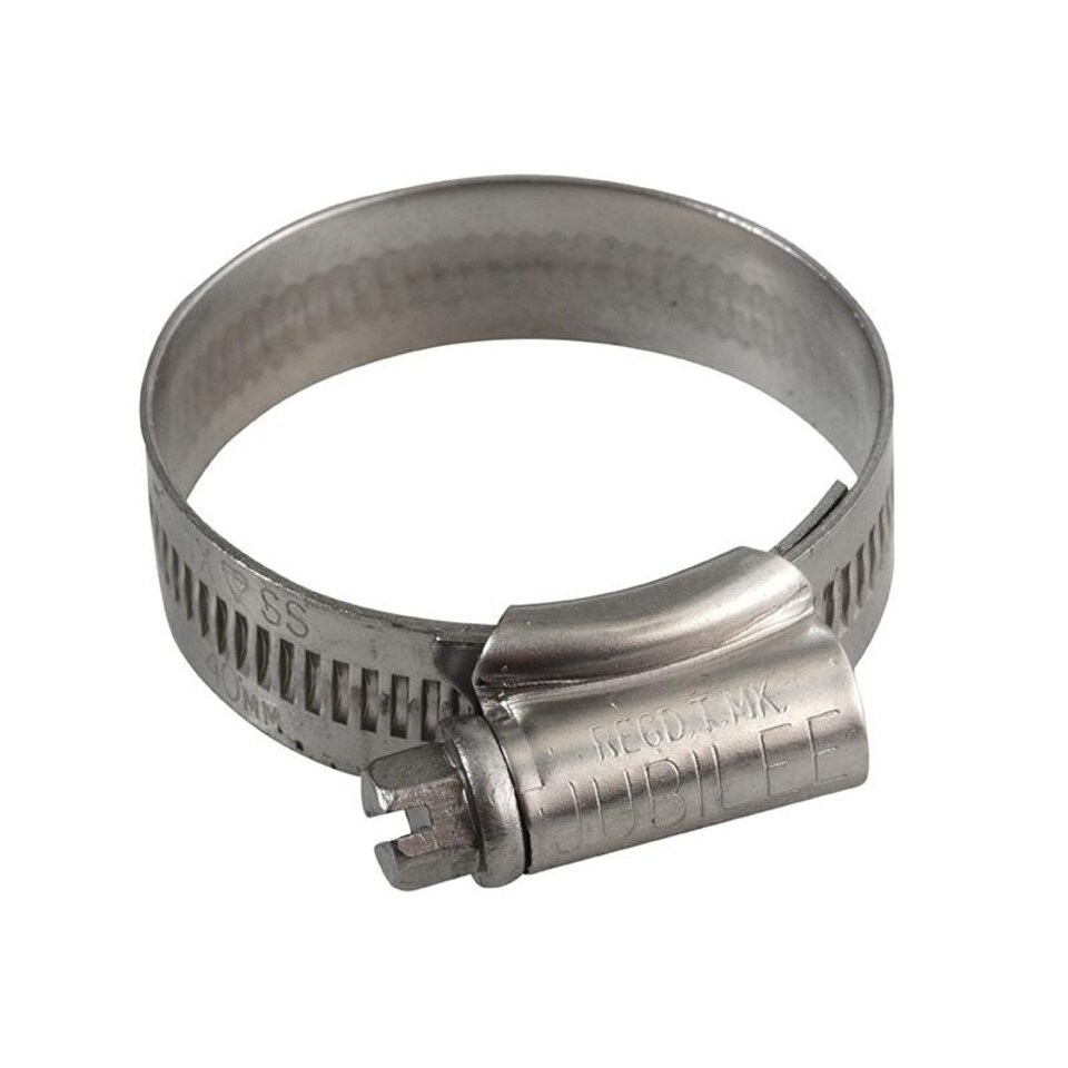 Jubilee Stainless Steel Hose Clip - Multi Colour - 30mm - 40mm 1.1/8 - 1.5/8in
