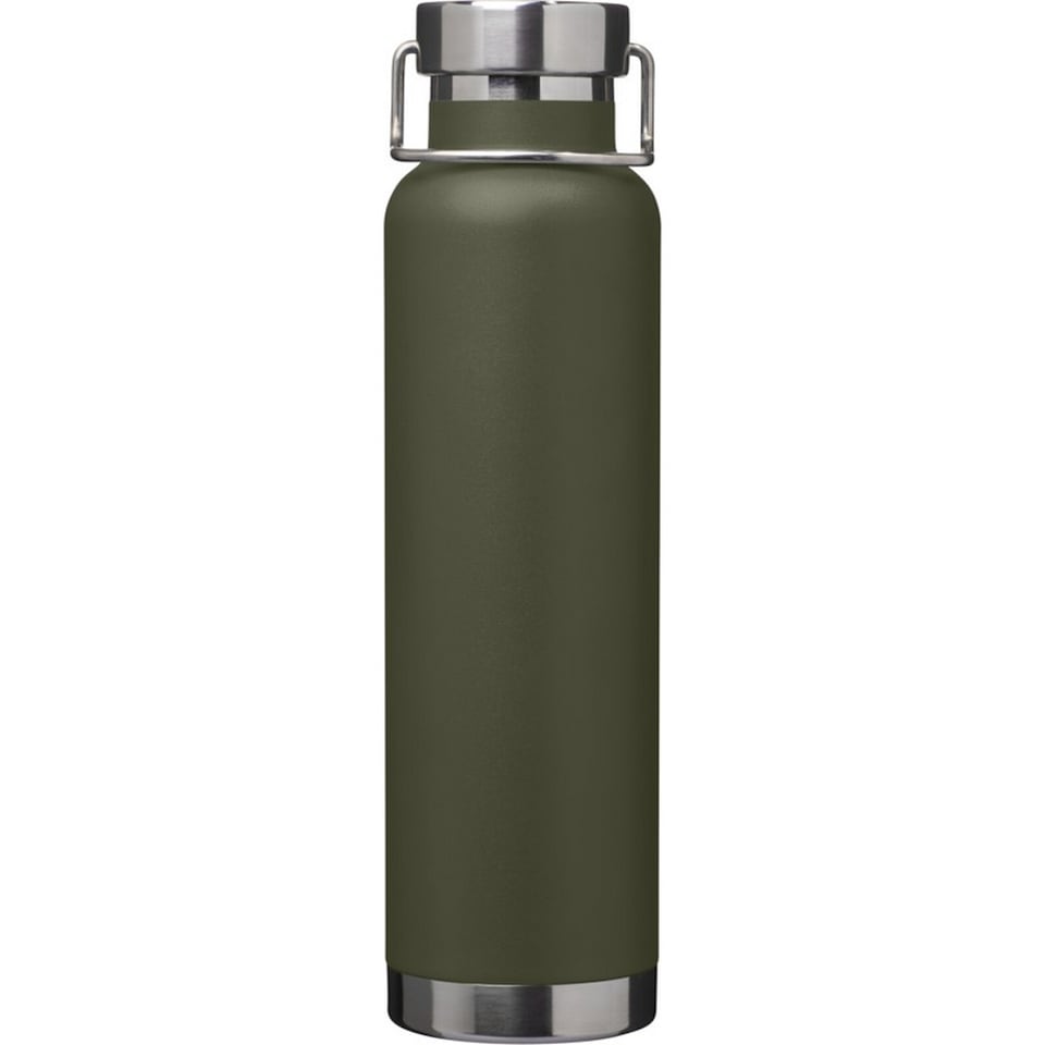 image 1 of Floso Thor Stainless Steel 650ml Insulated Water Bottle | Green | Forest Green | 1