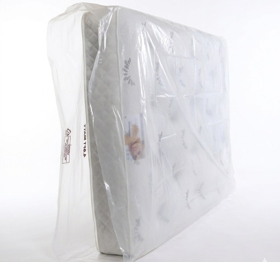 image 1 of MATTRESS STORAGE BAG REMOVAL MOVING TRANSPORTING COVER POLYTHENE MATTRESS THICK PROTECTIVE BAG COVER