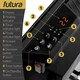 image 8 of Futura 1500W Smart Wifi Heater Electric Panel Wall Mounted Black Glass Radiator