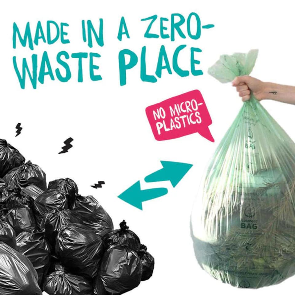 image 1 of 25 Biodegradable Bin Bags - 50 Litre