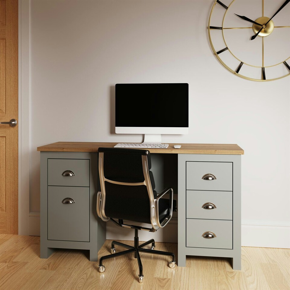 image 1 of 5 Drawer Desk
