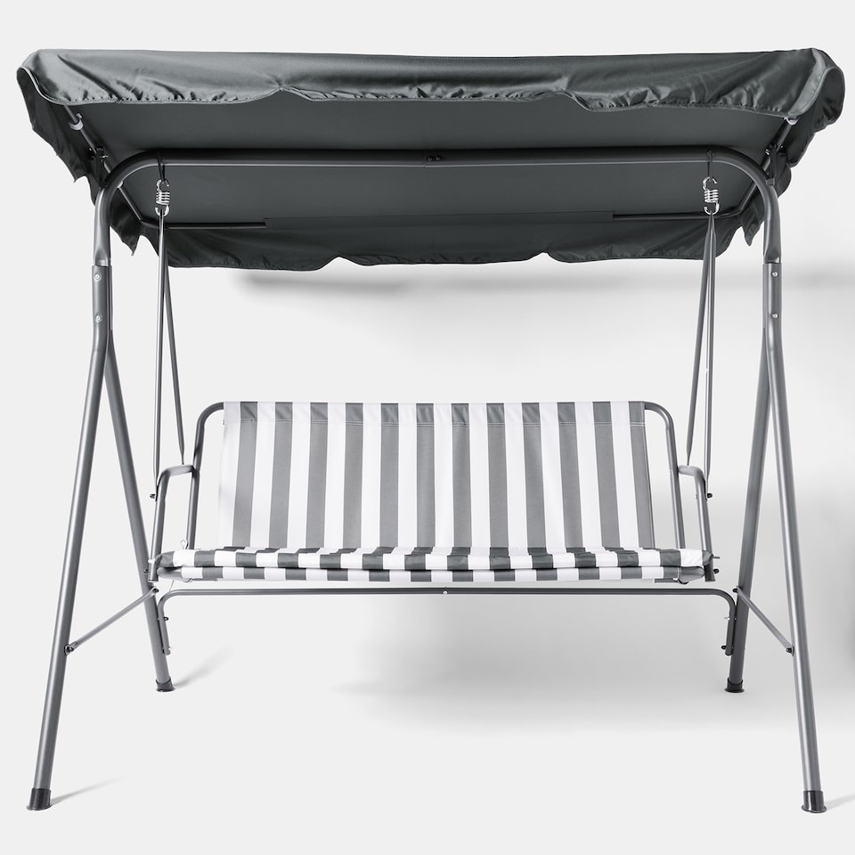 image 1 of OHS 3 Seater Garden Swing Bench Chair Outdoor Hanging Seat Sun Shade