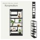 image 3 of Shelving Unit Venda - with 6 compartments Black