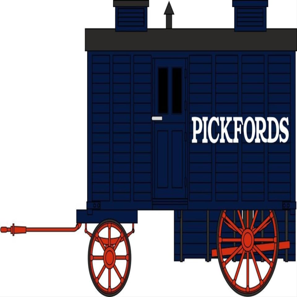 Oxford Diecast Living Wagon Pickfords