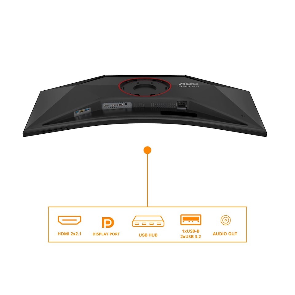 image 1 of AOC G4 CU34G4Z 34" Curved UWQHD 240Hz 0.3ms Height Adjustable Gaming Monitor