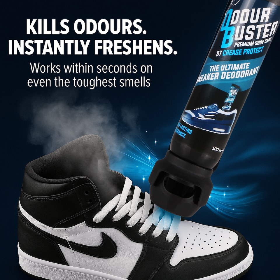 image 1 of Shoe Dedouriser Spray - By Crease Protect (Pack of two)