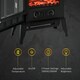 image 4 of HOMCOM Electric Stove Heater LED Flame Effect 1000W/2000W | Black