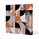 image 1 of Geometric Circles in Autumn Colours (Canvas Print) 127 x 127 x 4cm