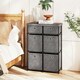 image 5 of COSTWAY Chest of Drawers Storage Organizer w/6 Drawers Grey