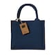 image 1 of Westford Mill Mini Jute Gift Bag - Navy - One Size
