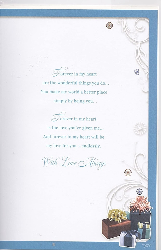 image 1 of With Love to My Husband On Your 50th Birthday Opacity Card