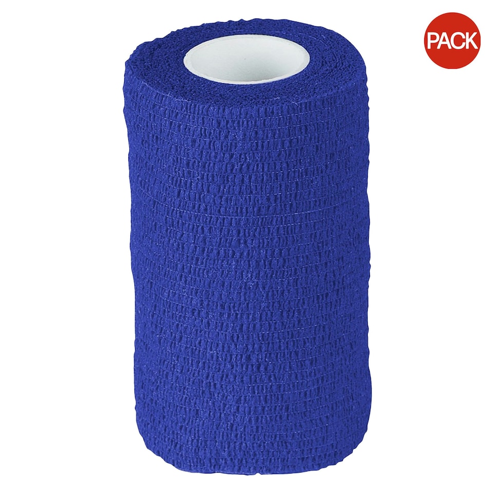 image 1 of Shires Horses Cohesive Bandages (Pack of 12) - Royal Blue - 2m x 10cm