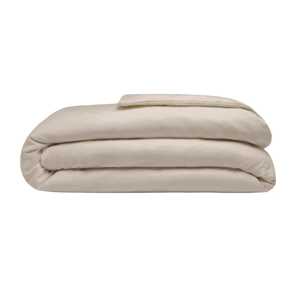 image 1 of Belledorm Brushed Cotton Duvet Cover - Cream - Kingsize
