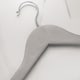 image 7 of Harbour Housewares Wooden Coat Hangers - Grey - Pack of 20