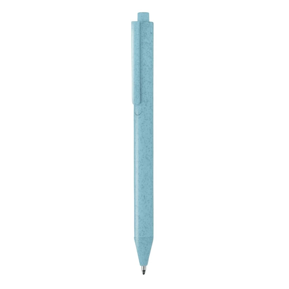 image 1 of MidOcean Pecas Wheat Straw Ballpoint Pen - Blue - 14cm x 1cm