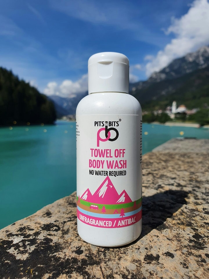 image 1 of Pits & Bits® Towel Off® Body Wash 500ml - Antibacterial, Antiviral & Unfragranced
