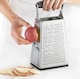 image 2 of Cuisipro 4-Sided Box Grater, Sharp Stainless Steel, Non-Slip Base